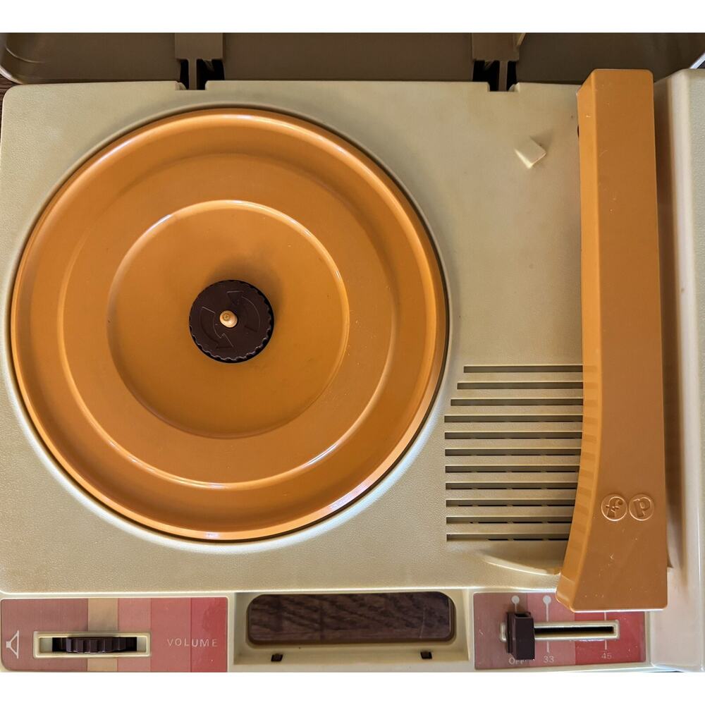 Vintage 1978 Fisher Price Record Player Works - Picture 9 of 13